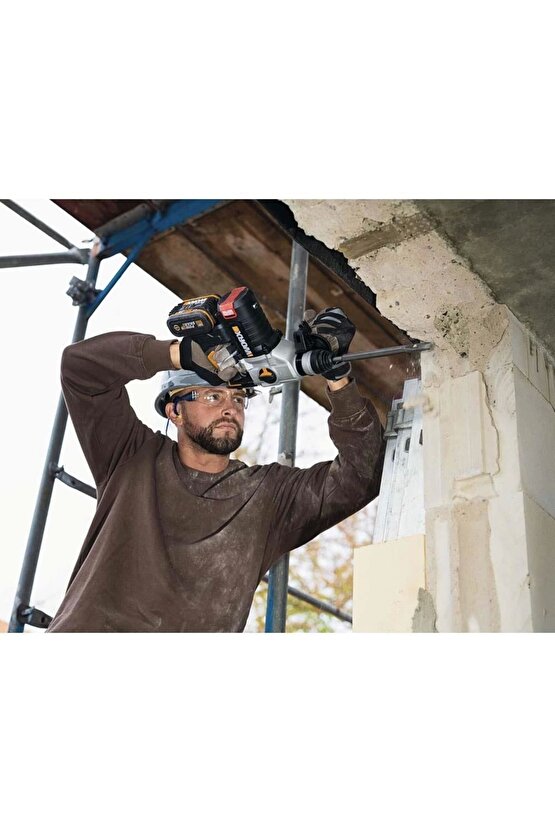 Wx380.9c 20volt 2.0ah. 2.2j Li-ion Tek Akülü Şarjlı Profesyonel Sds-plus Pnömatik Kırıcıdelici