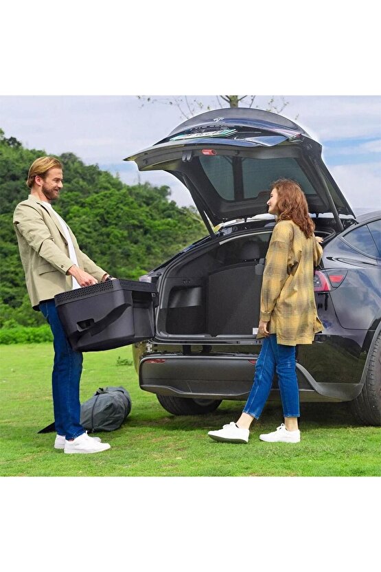 T35 1224volt 33litre Tesla Model Y Ile Uyumlu Kompresörlü Outdoor Oto Buzdolabı