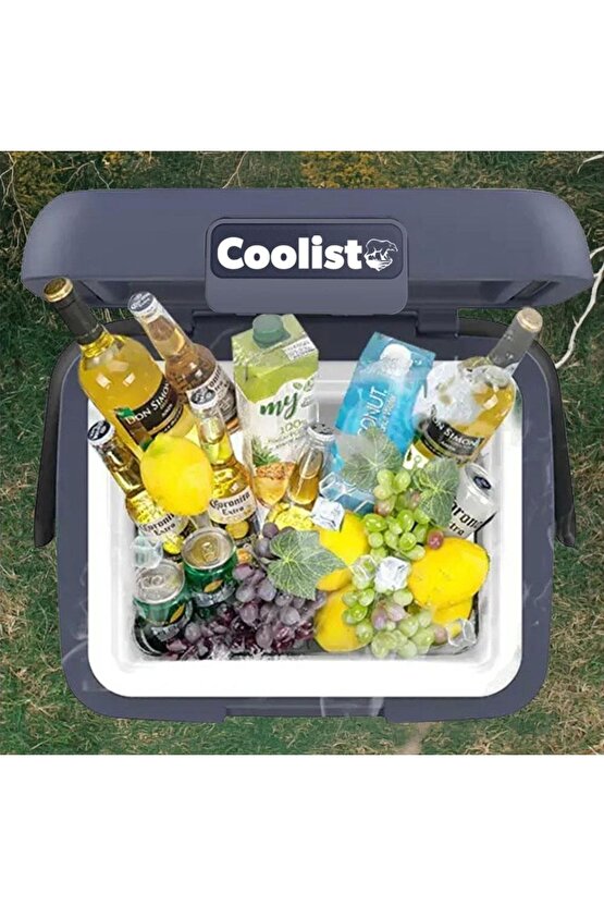 Clk12 1224volt 220volt 12 Litre Taşınabilir Kompresörlü Oto Buzdolabı