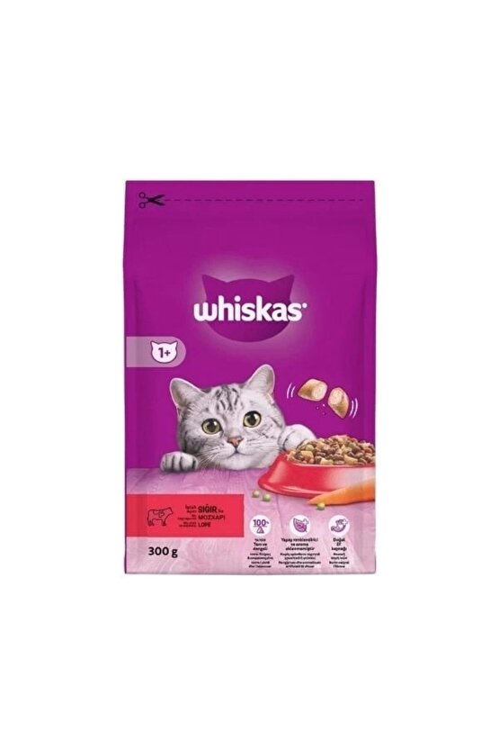 Biftekli Ve Havuçlu Yetişkin Kedi Maması 300 gr