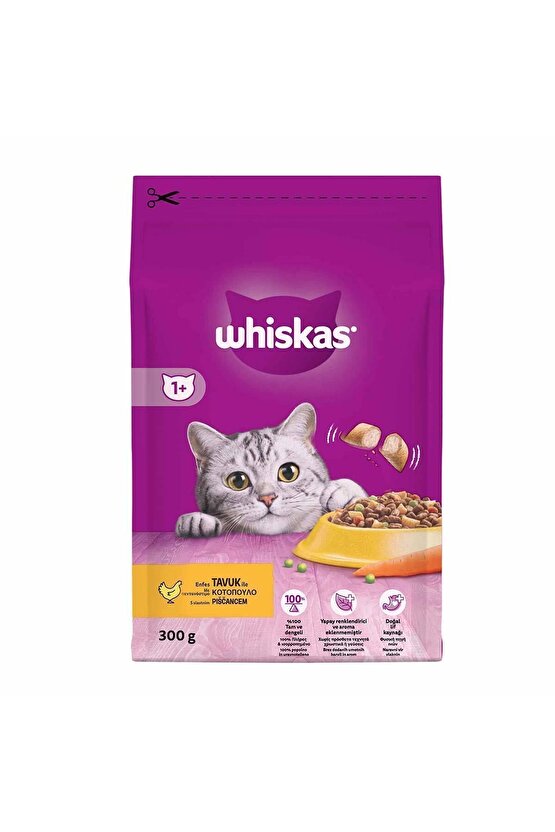 Tavuklu Sebzeli Kuru Kedi Maması 300 gr