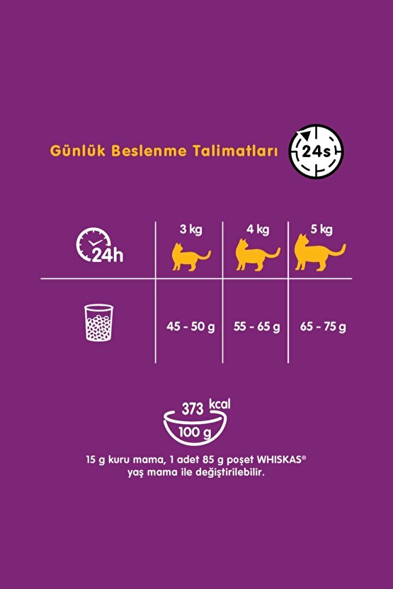 Tavuklu Sebzeli Kuru Kedi Maması 300 gr