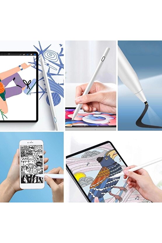 Evrensel Tablet ve Dokunmatik Telefonlarla Uyumlu Hassas Çizim ve Tasarım Kalemi (4767)