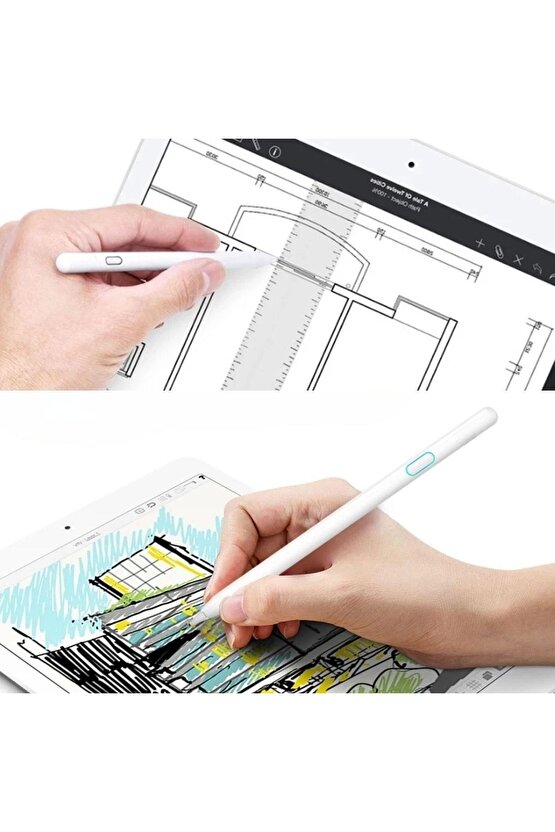 Evrensel Tablet ve Dokunmatik Telefonlarla Uyumlu Hassas Çizim ve Tasarım Kalemi (4767)