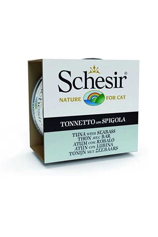 Ton Balıklı Ve Levrekli Jöleli Konserve Yetişkin Kedi Maması 85 gr