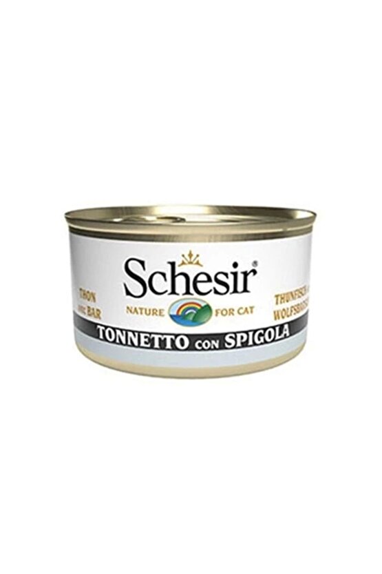 Ton Balıklı Ve Levrekli Jöleli Konserve Yetişkin Kedi Maması 85 gr