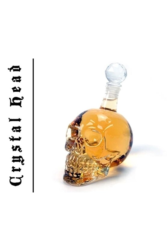 Crystal Head Kuru Kafa Cam Şişe 350 Ml