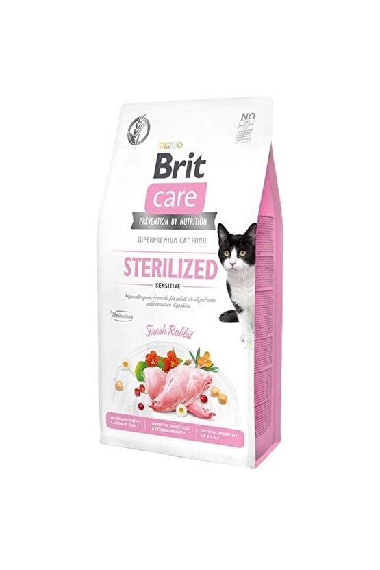 Hipoalerjenik Sterilized Sensitive Tavşanlı Tahılsız Kısırlaştırımış Kedi Maması 7 Kg