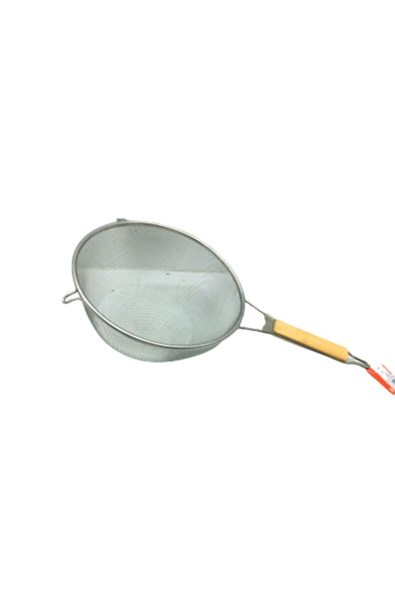 24cm Ahşap Saplı Sepet Tel Süzgeç (5132)