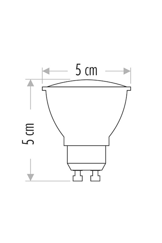 1 Adet 7 Watt, 4000 Kelvin, Çok Kaliteli Gu10 Duy Led Ampul, Yüksek Lümen 4000 Kelvin Gu10 Duy Ampul