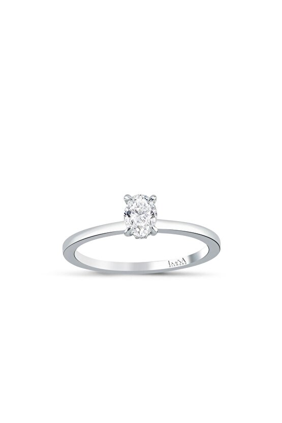 0.80 Karat Oval Pırlanta Yüzük