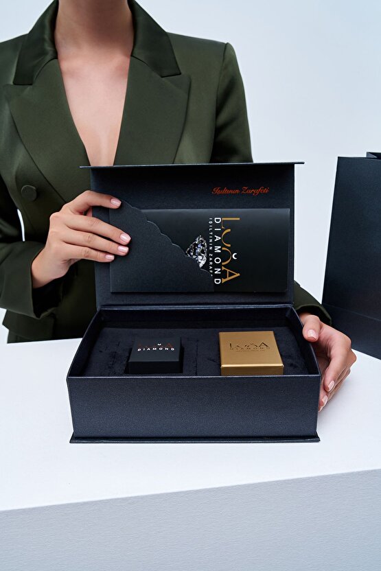 0.45 Karat F-sı Oval Pırlanta Yüzük