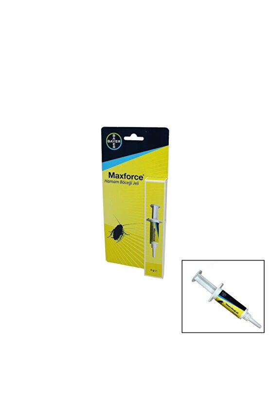 BAYER MAXFORCE HAMAM BÖCEĞİ JELİ - ŞIRINGA 5GR. (4767)