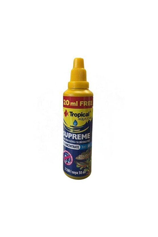 Supreme Aleo Vera Katkılı Akvaryum Su Düzenleyici 50 ml