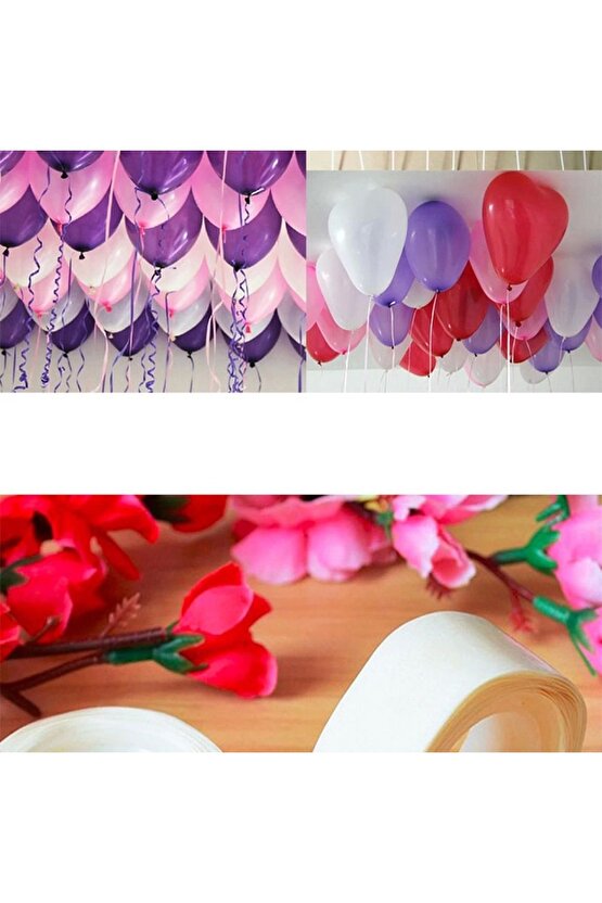 Sticker Damla Model Çift Taraflı Yapışkan Balon Yapıştırıcısı (4767)
