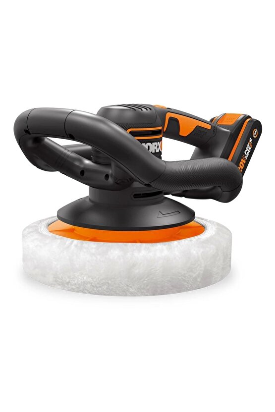 Wx856 20volt 2.0ah. Li-ion 254mm Şarjlı Orbital Polisaj Makinesi