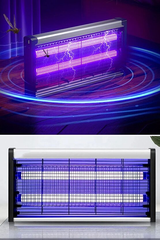 2 x 10 W Çok Kaliteli, 20 M2 İç Mekan Sinek - Uçan Haşere Öldürücü Cihaz, Elektrikli Sinek Öldürücü
