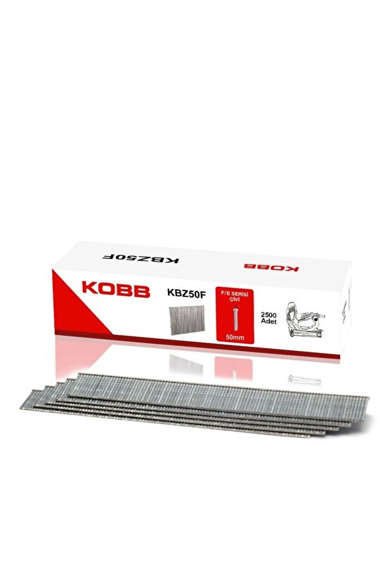 Kobb Kbz50f 50mm 2500 Adet Fej8 Serisi Ağır Hizmet Tipi Kesik Başlı Çivi