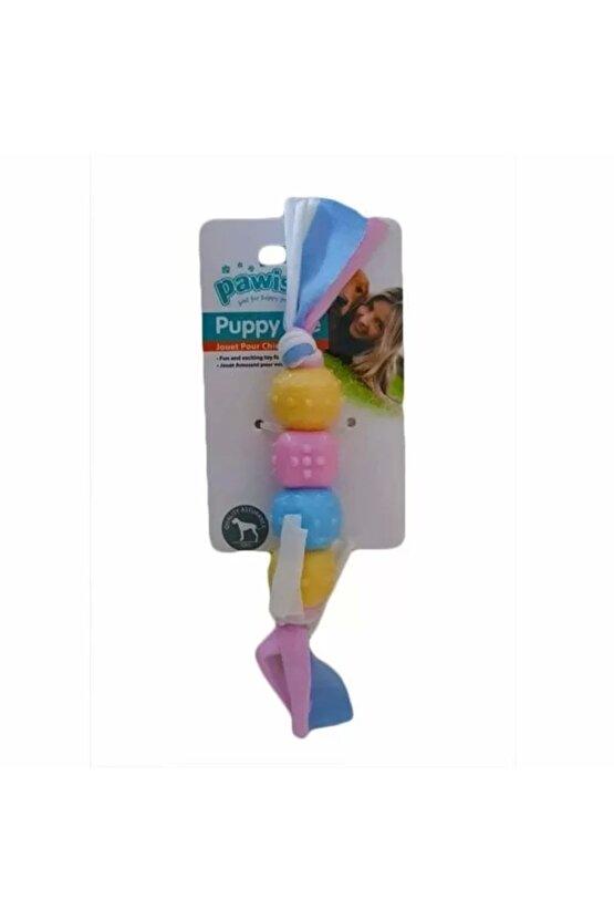 Puppy Life Diş Çıkarma Oyuncağı Ipli Top Köpek Oyuncağı
