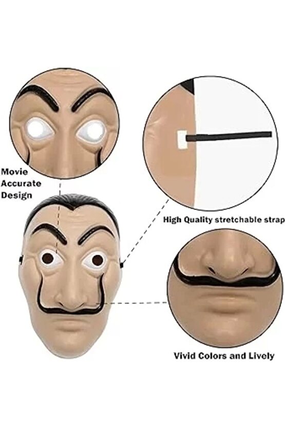 La Casa De Papel Salvador Dali Maskesi Ithal Ürün