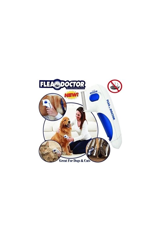 Flea Doctor Kedi Ve Köpekler Için Pilli Pire Tarağı