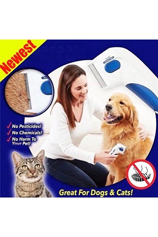 Flea Doctor Kedi Ve Köpekler Için Pilli Pire Tarağı