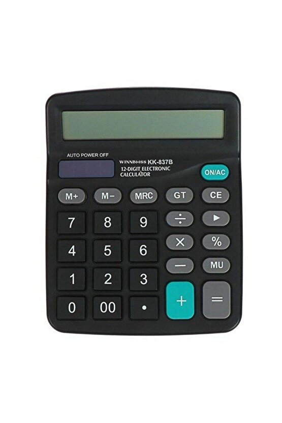 Standart Fonksiyonlu 12 Haneli Geniş LCD EkranPill Masaüstü Hesap Makinesi (4767)