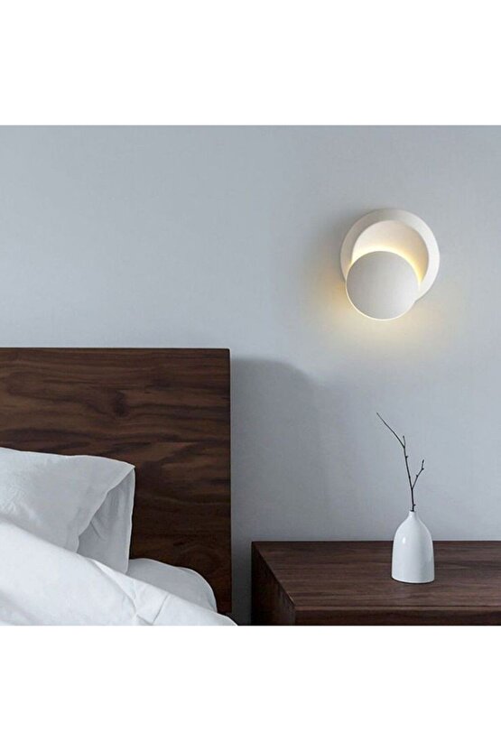 Alüminyum Kasa, Elektrikle Çalışır, 6 Watt 3000K Günışığı Led Aplik, Banyo, Balkon, Yatakbaşı Apliği