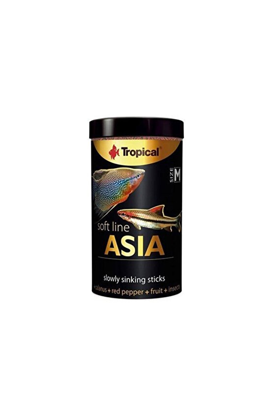 Soft Line Asia Omnivor Ve Etçil Balık Yemi 100 ml 40 gr
