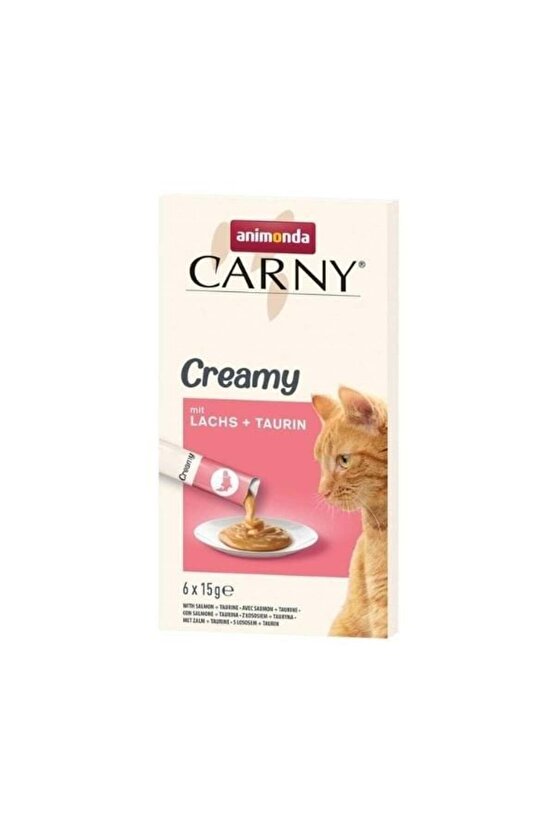 Snack Carny Somonlu Ve Taurinli Sıvı Kedi Ödül Maması 6 Adet 15 gr