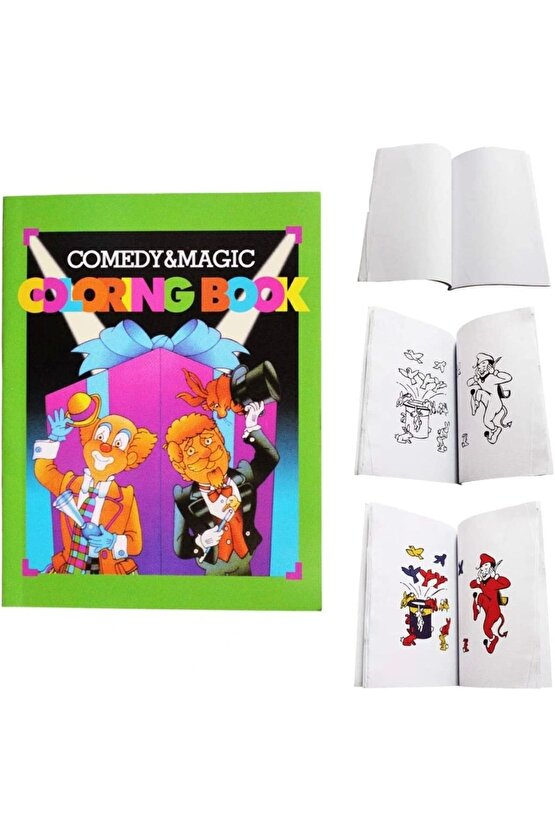 NessiWorld Sihirli Defter Sihirli Kitap İlizyon Oyunu Sihirli Oyun Defteri 13x10 cm