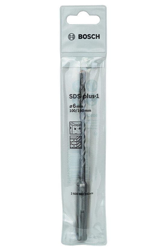 Plus-1 Serisi Sds-plus Kırıcı Delici Matkap Ucu 6x160 Mm