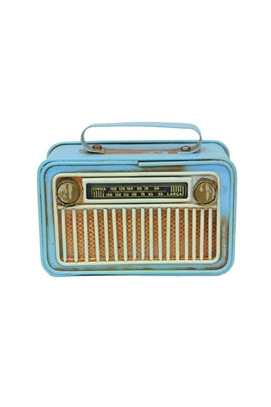Dekoratif Metal Radyo