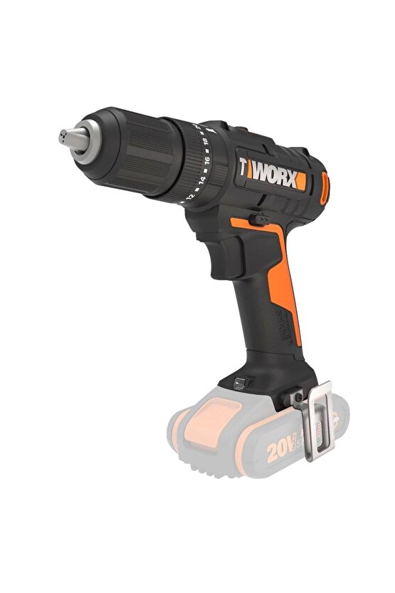 Wx370.9 20volt Profesyonel Şarjlı Darbeli Matkap (AKÜ DAHİL DEĞİLDİR)