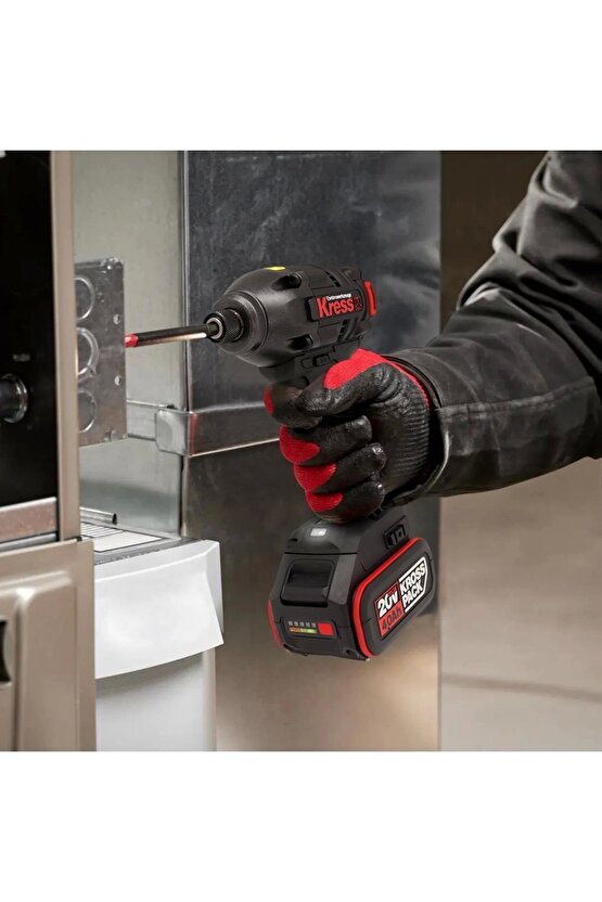Kub60.2 20volt 4.0ah Li-ion Çift Akülü 230nm Kömürsüz Profesyonel Şarjlı Darbeli Tornavida