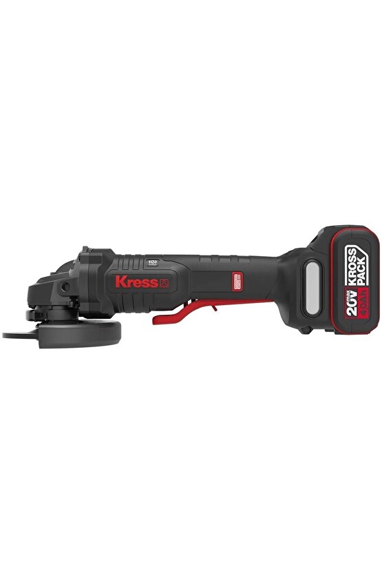 Kuh04 20volt 4.0ah. Li-ion Çift Akülü 125mm Kömürsüz Profesyonel Şarjlı Devir Ayarlı Avuç Taşl