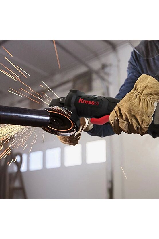 Kuh04 20volt 4.0ah. Li-ion Çift Akülü 125mm Kömürsüz Profesyonel Şarjlı Devir Ayarlı Avuç Taşl