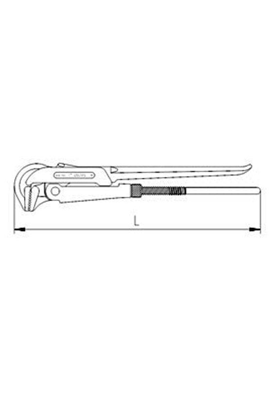 İzeltaş 2201 Maşalı Boru Anahtarı 760mm 4
