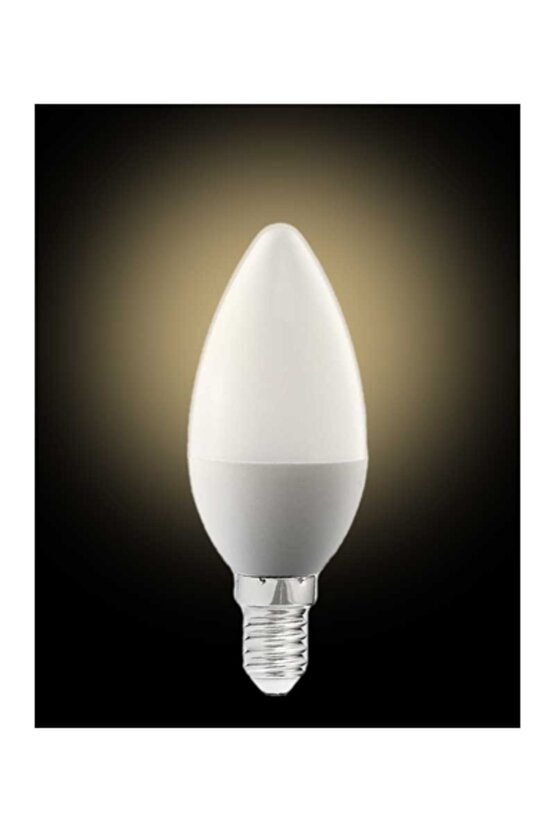 10 Adet Çok Kaliteli E14 Duy 7 Watt, 3000 Kelvin Led Ampul Gün Işığı Renkli E14 Duy Led Avize Ampulü