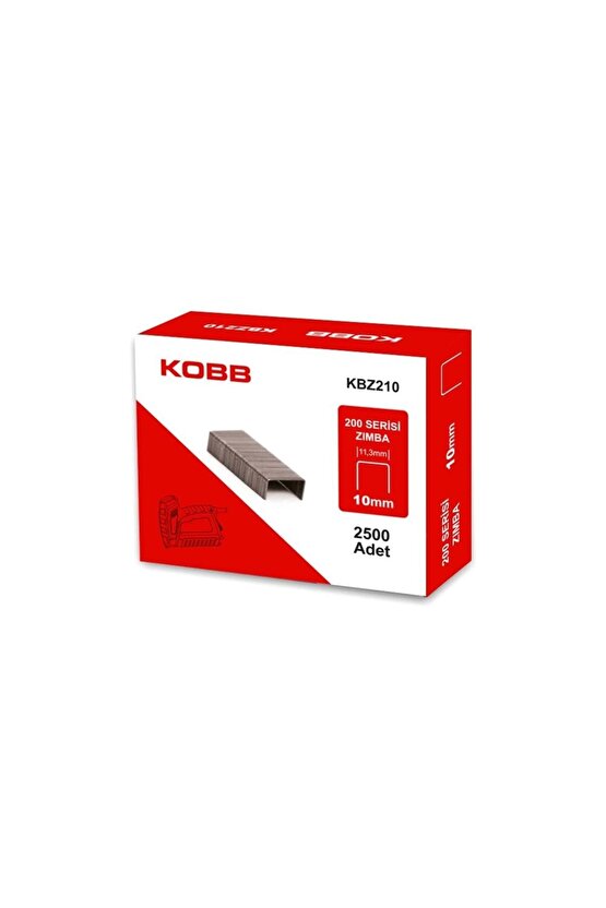 Kbz210 10mm 2500 Adet 200 Serisi Ağır Hizmet Tipi Zımba Teli