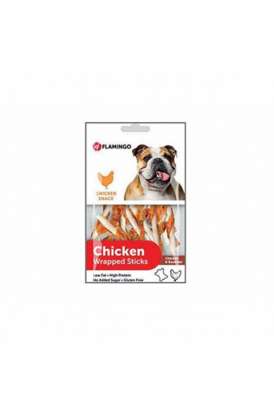 Chicken Wrapped Sticks Tavuk Etli Glutensiz Köpek Ödül Maması 65 gr