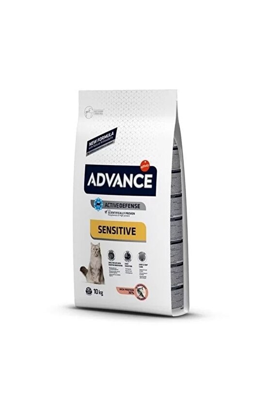 Sensitive Somonlu Hassas Yetişkin Kedi Maması 10 Kg