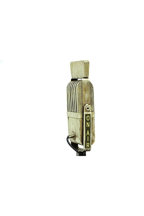 Dekoratif Metal Mikrofon