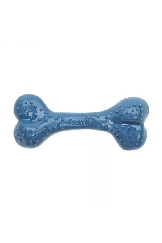 Comfy Toy Kemik Şeklinde Yaban Mersini Aromalı Köpek Oyuncağı Mavi 16.5 Cm