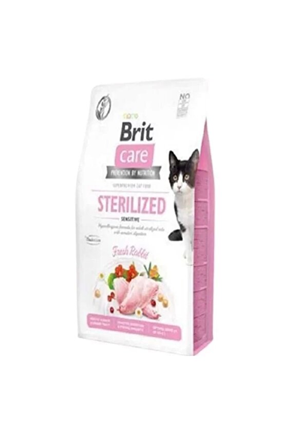 Hipoalerjenik Sterilized Sensitive Tavşanlı Tahılsız Kısırlaştırımış Kedi Maması 2 Kg