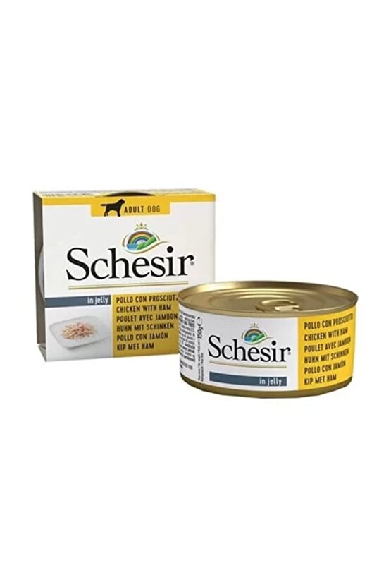 Jelly Pouch Tavuklu Ve Domuzlu Fileto Konserve Yetişkin Köpek Maması 150 gr