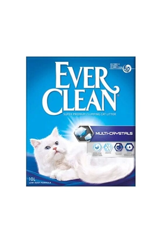 Multi Kristal Topaklanan Kedi Kumu 10 Lt