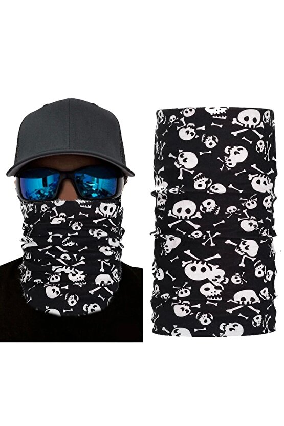 Motorcu Boyunluk Baf Buff Bandana 25x48 Cm Model 1 (4172)