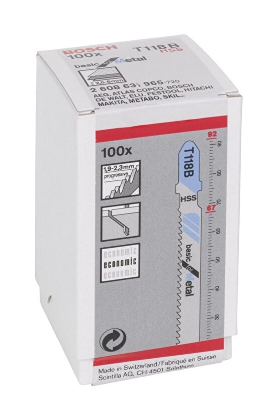 T 118 B Basic For Metal 100Lü