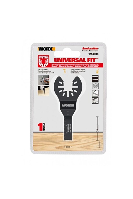 Wa4985 Çok Amaçlı Raspalama Makinası Için 10x30mm Ahşap, Fiberglas, Pvc Universal Hassas Kesme